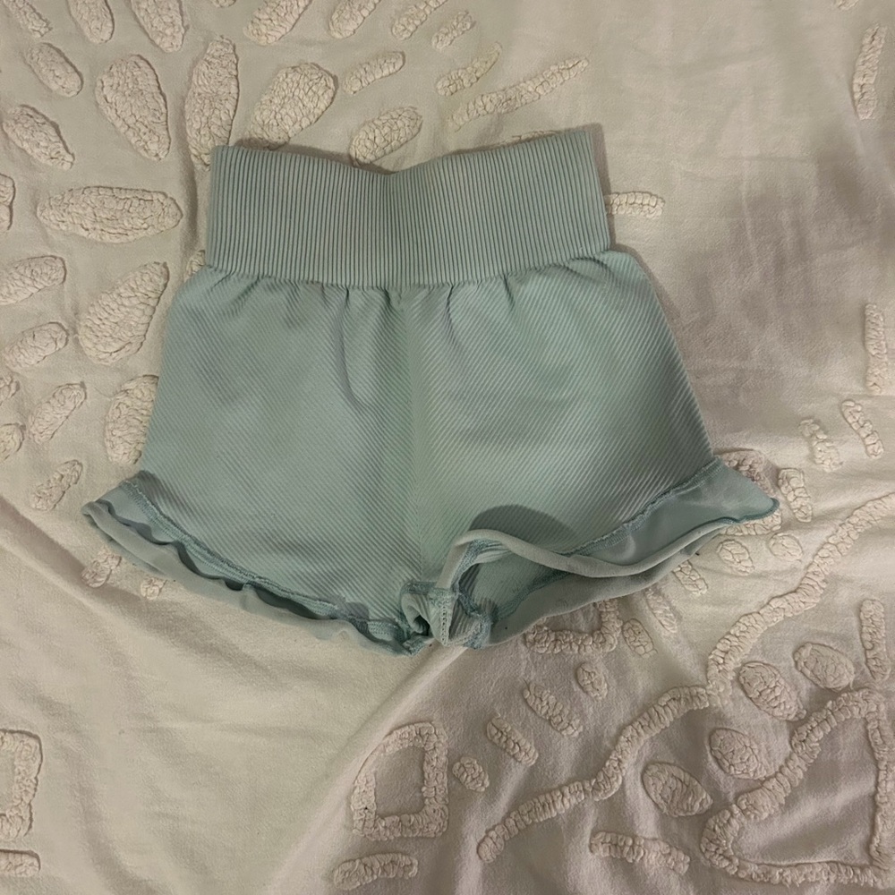 FP Movement by Free People High Waist Mint Shorts